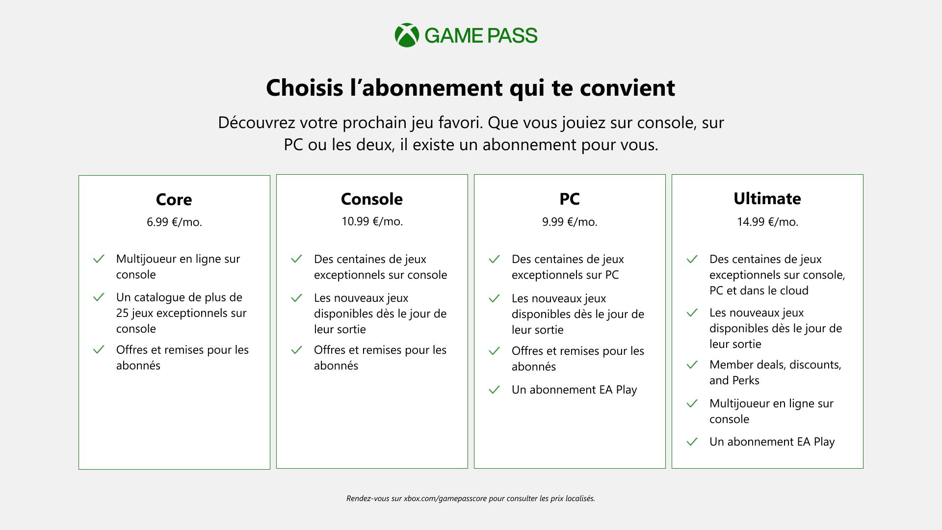 Illustration de l'article sur Nouveau ! Le Xbox GamePass Core