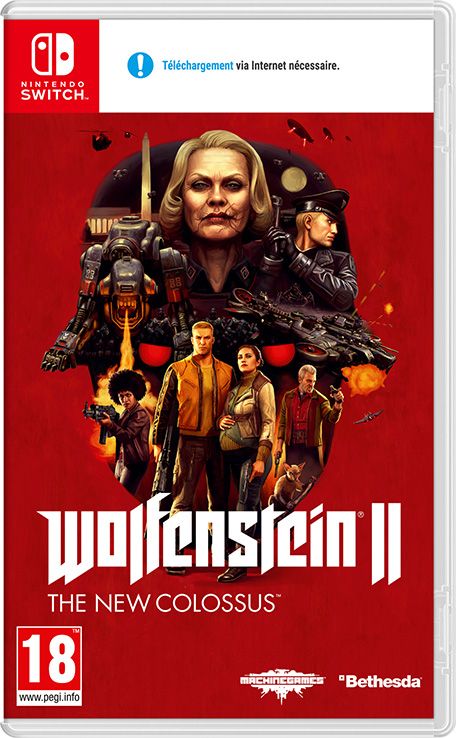 Retrouvez notre TEST :  Wolfenstein II The New Colossus Nintendo SWITCH
