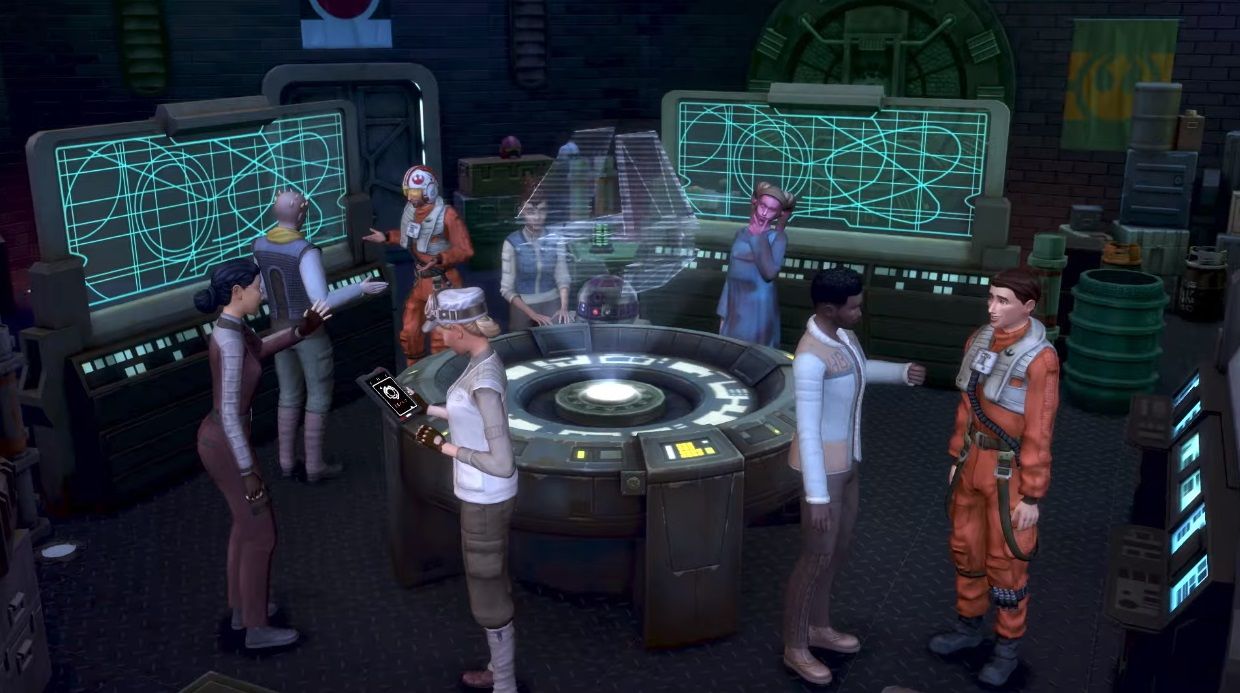 Illustration de l'article sur Les Sims 4 Star Wars : Voyage sur Batuu