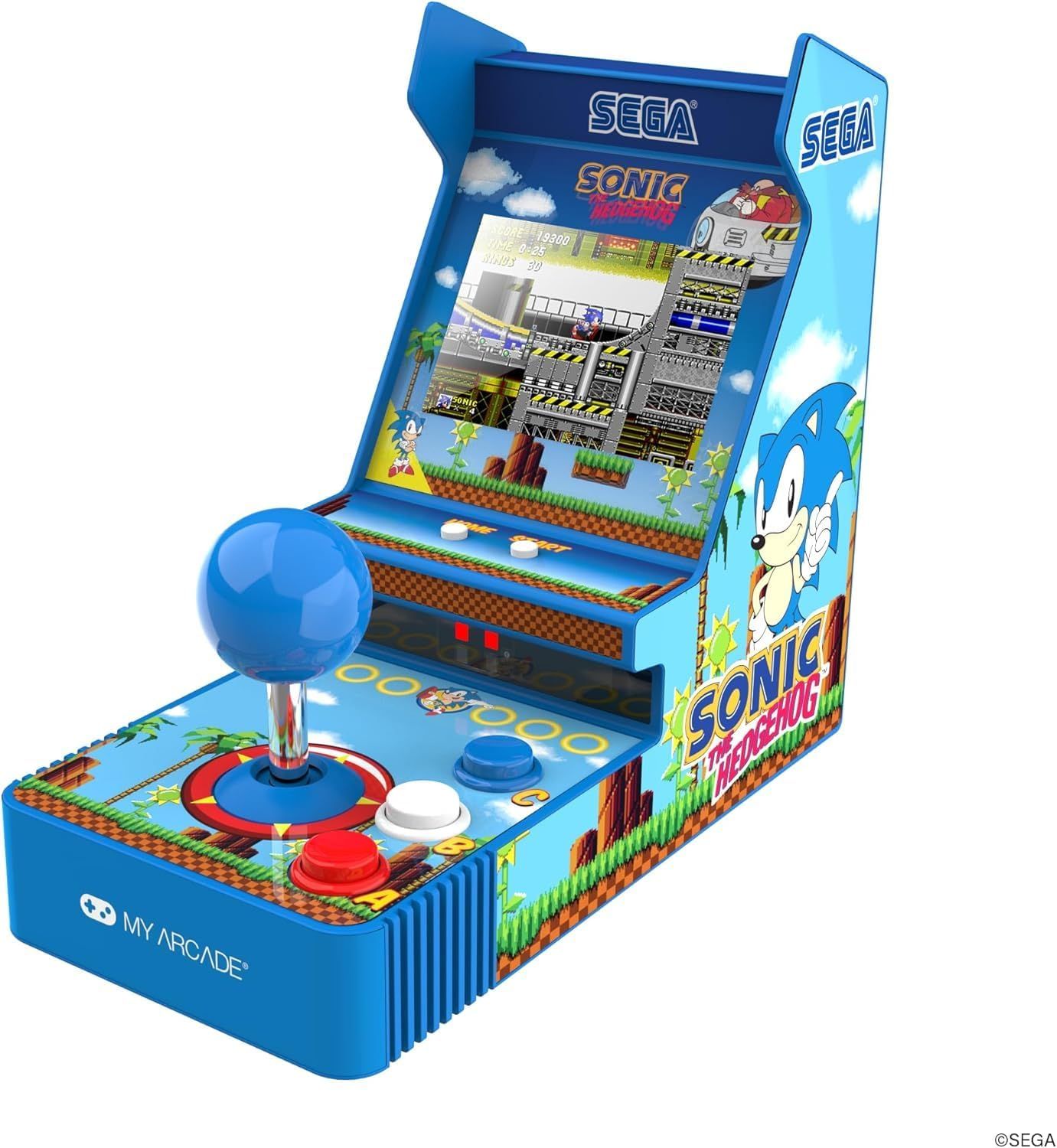 Illustration de l'article sur TEST : Mini Arcade Sonic The Hedgehog
