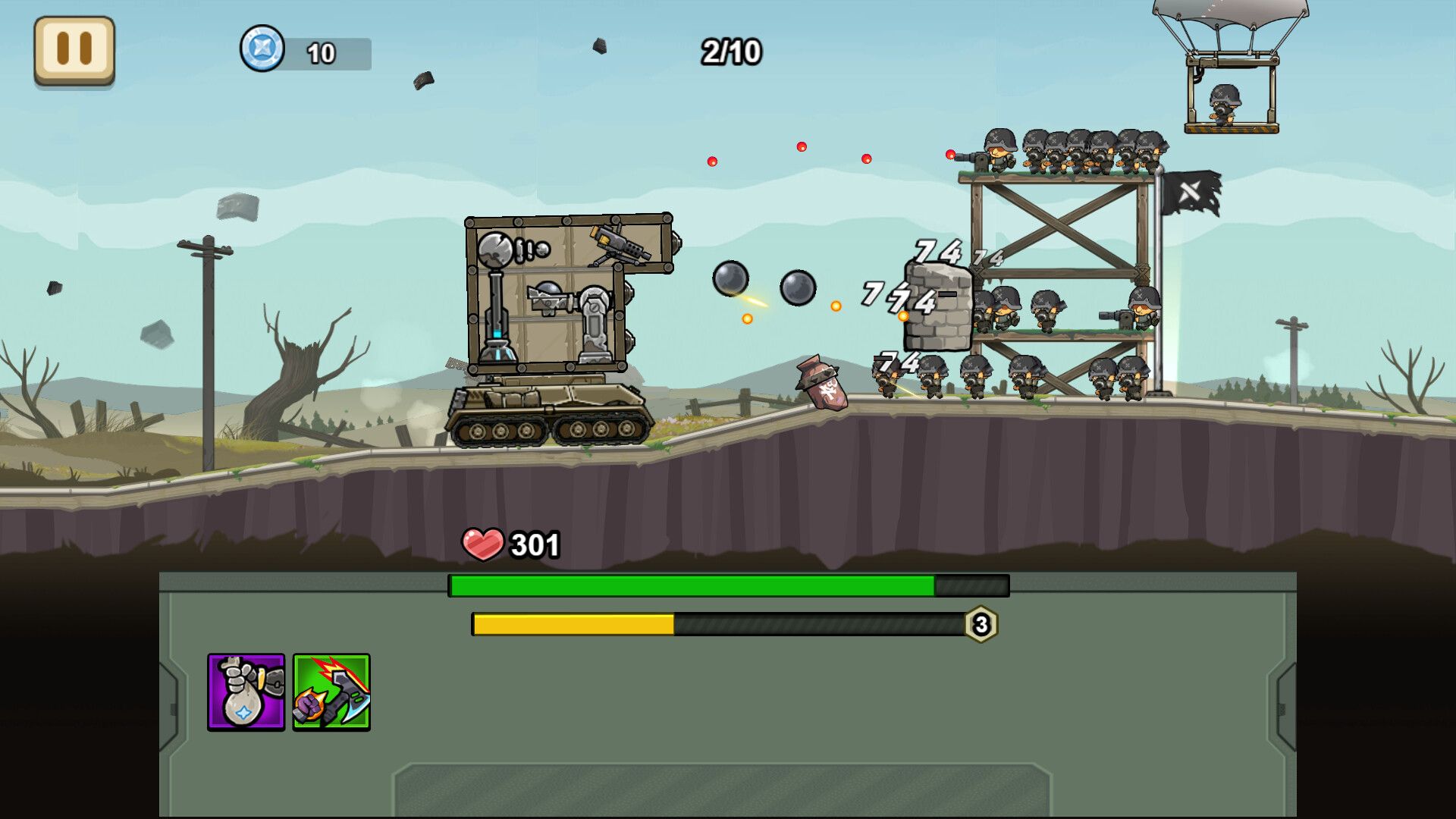 Illustration de l'article sur TEST : Thunder Tank : Bouclier de fer