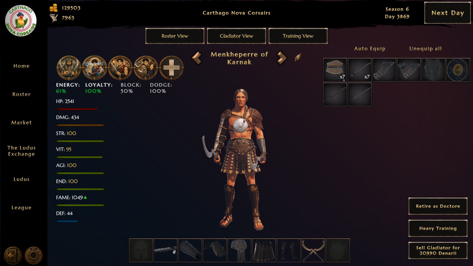 Illustration de l'article sur TEST : Ludus Magnatus: GladiatorManager Simulator