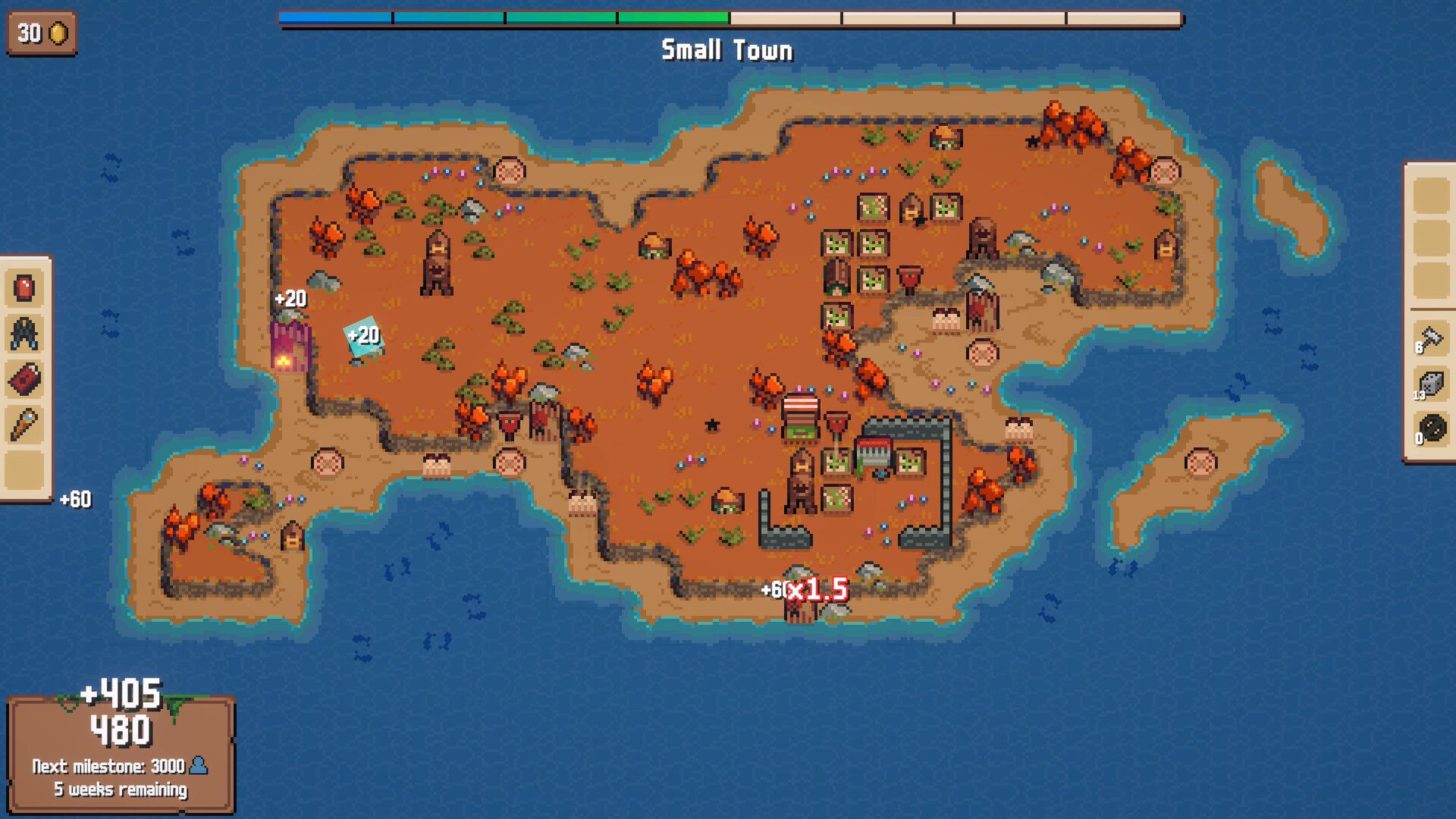 Illustration de l'article sur TEST : Combolands : Roguelike Citybuilder