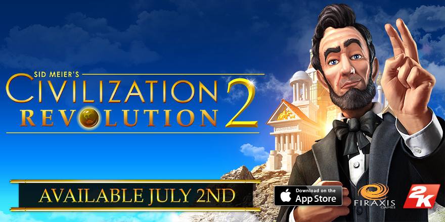 Illustration de l'article sur Sid Meiers Civilization Revolution 2 est disponible !