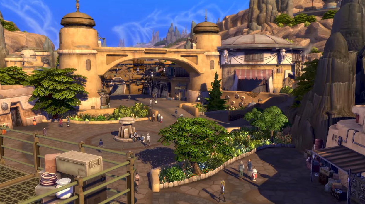 Illustration de l'article sur EA prsente Les Sims 4 Star Wars : Voyage sur Batuu